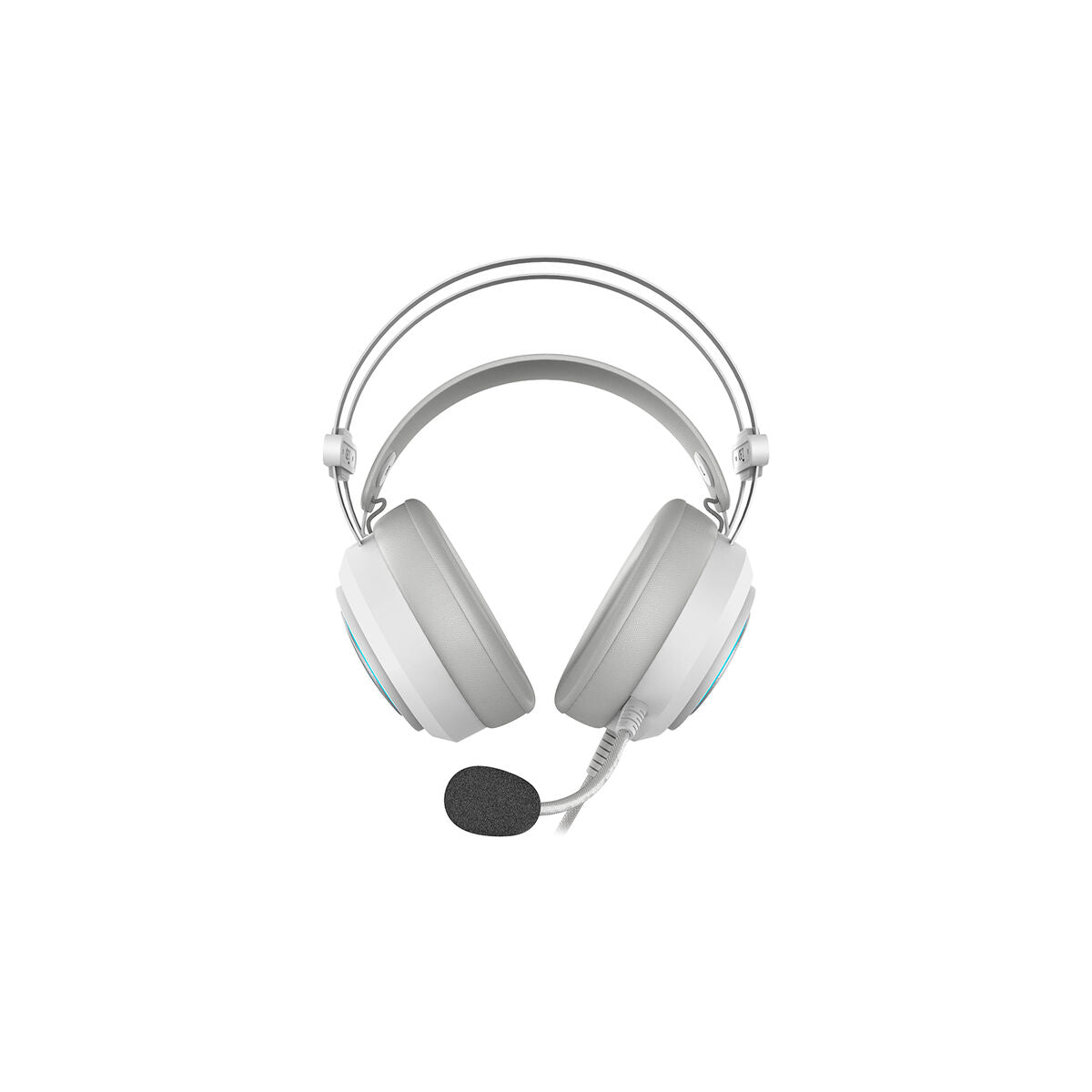 Casques avec Microphone Newskill Drakain Blanc 2,4 m Multicouleur Ivoire - 0