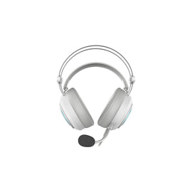 Casques avec Microphone Newskill Drakain Blanc 2,4 m Multicouleur Ivoire - 0
