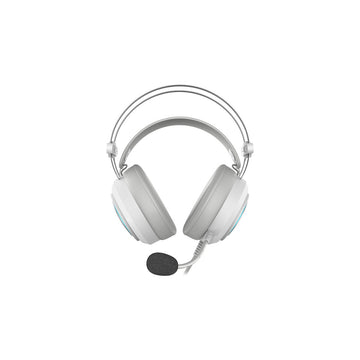 Casques avec Microphone Newskill Drakain Blanc 2,4 m Multicouleur Ivoire - 0