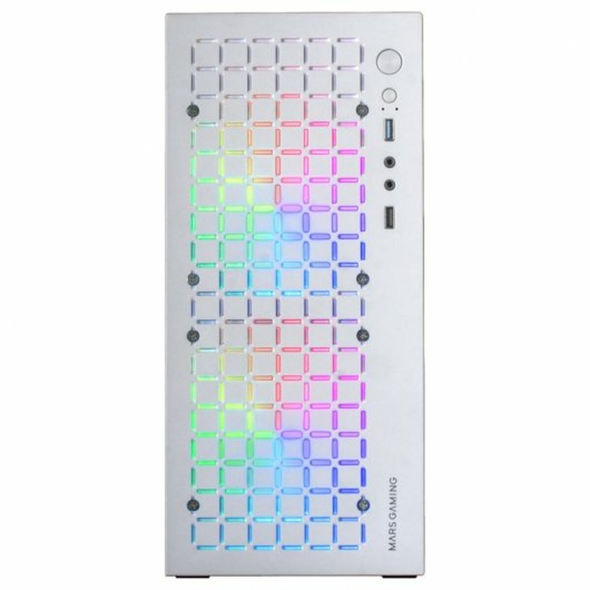 Boîtier ATX semi-tour Mars Gaming MC-CORE Blanc Noir