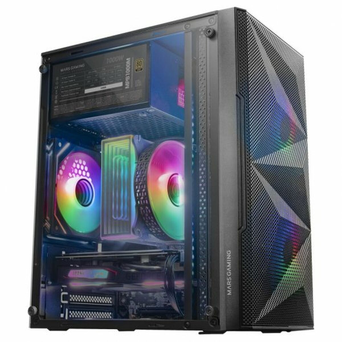 Boîtier ATX semi-tour Mars Gaming  MC-ME Noir - 0