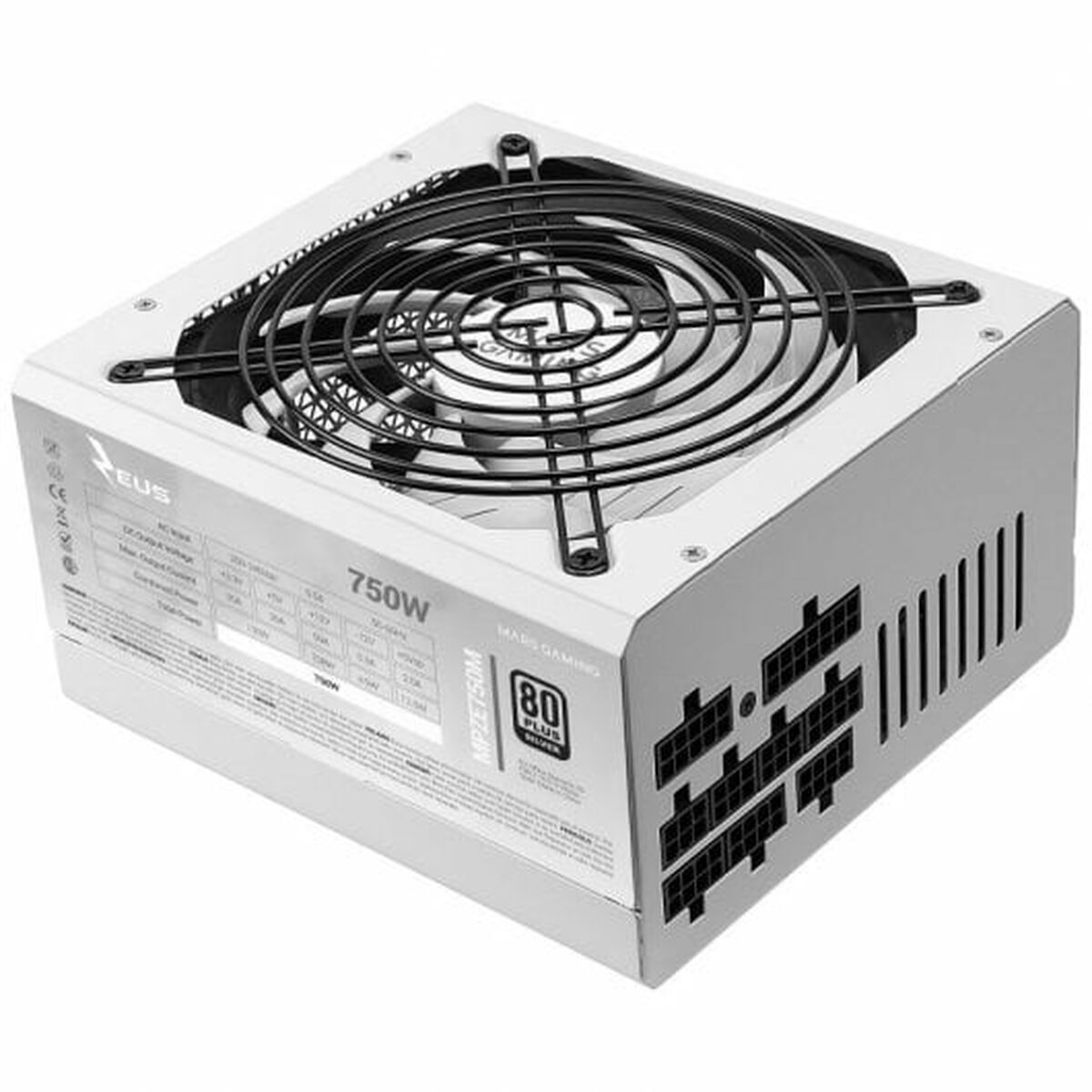 Bloc d’Alimentation Mars Gaming MPZE750M 750 W 80 Plus Silver