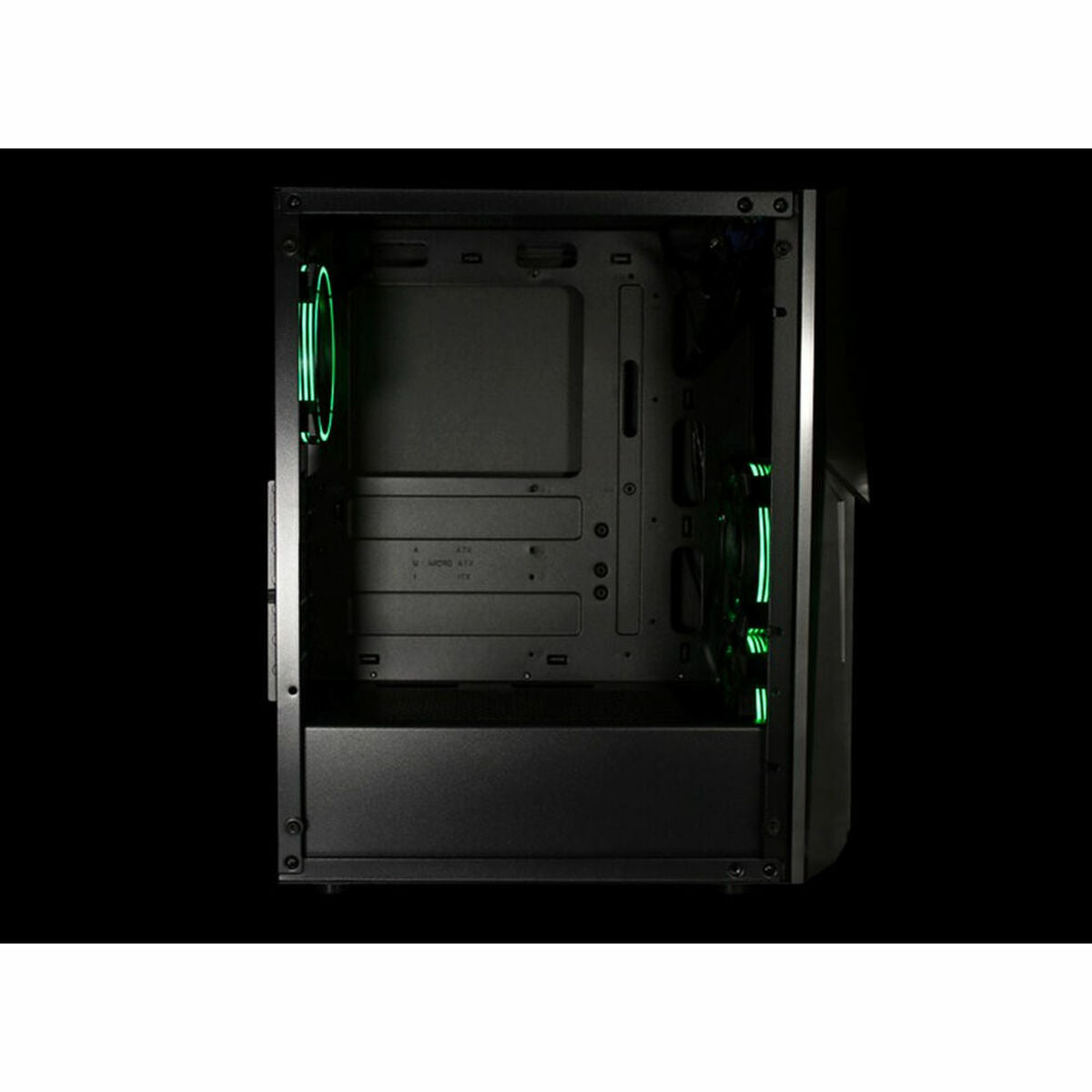 Boîtier ATX semi-tour Droxio BURNER Noir Multicouleur - 0
