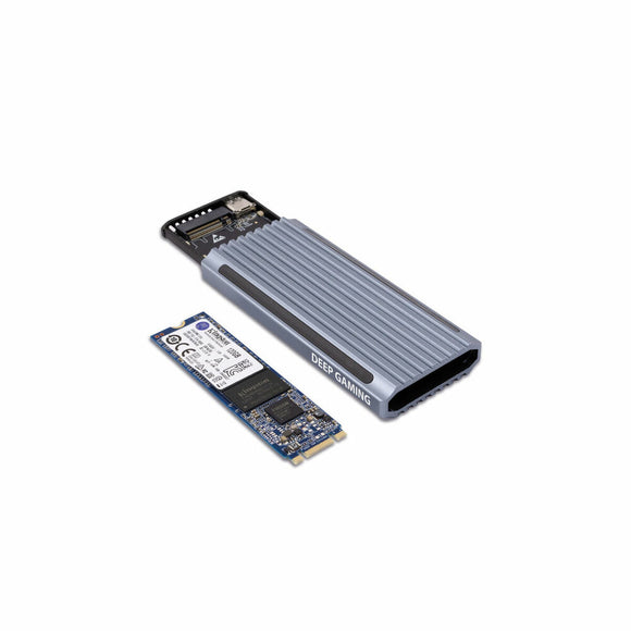 Boîtier pour disque dur CoolBox DG-MCM-NVME1 Gris Argenté