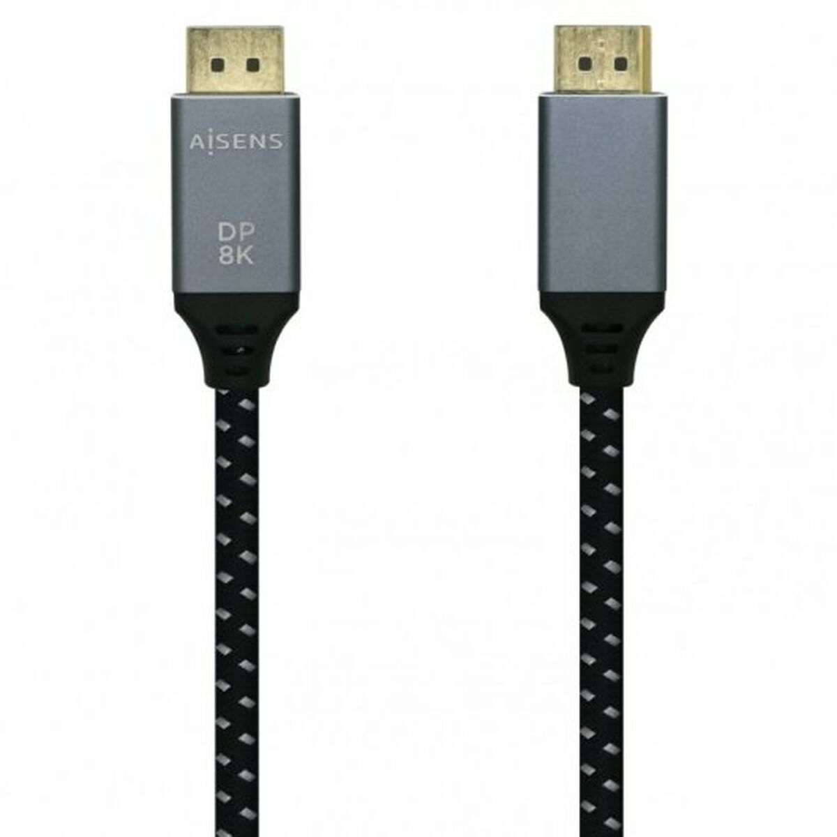 Câble HDMI Aisens 2 m Noir Noir/Gris