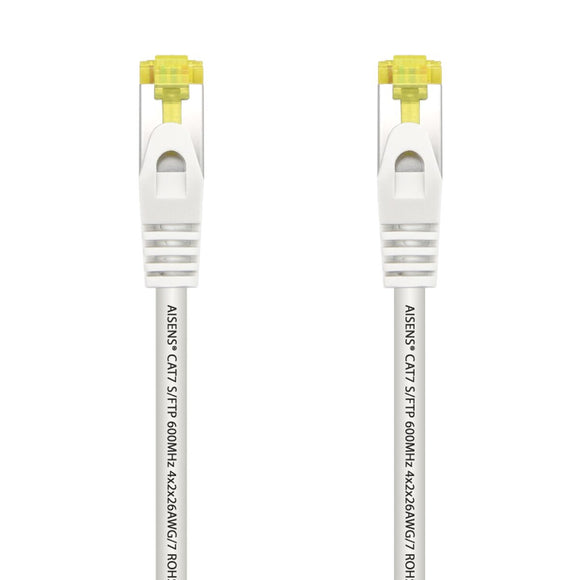 Câble Réseau Rigide FTP 7ème Catégorie Aisens AWG26 Blanc 2 m