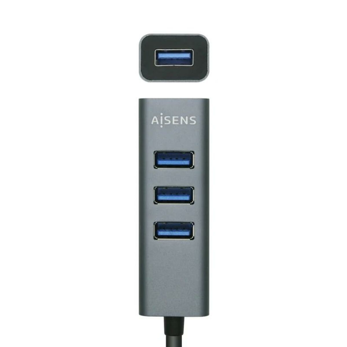 Hub USB Aisens A109-0508 Gris - 0