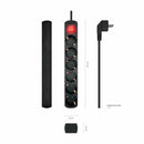 Multiprise 6 Prises avec Interrupteur Aisens A154-0536 Noir (1,4 m)-5