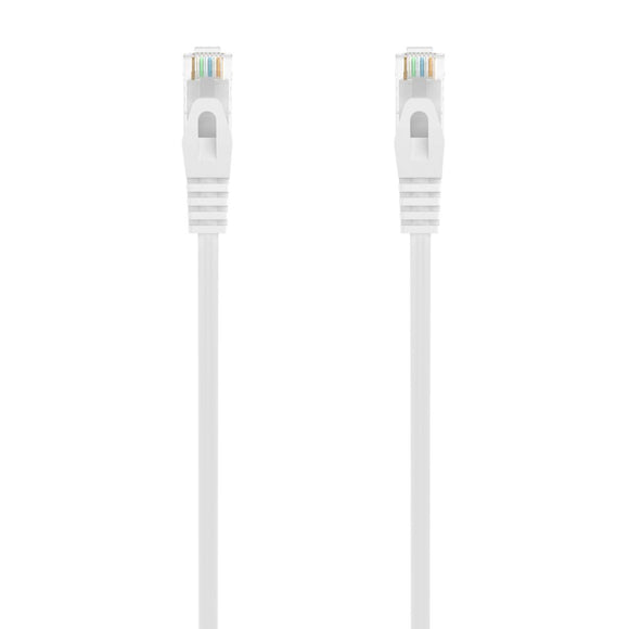 Câble Réseau Rigide UTP 6ème Catégorie Aisens Blanc 2 m