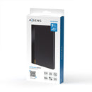 Protection pour disque dur Aisens Noir 2,5"-8