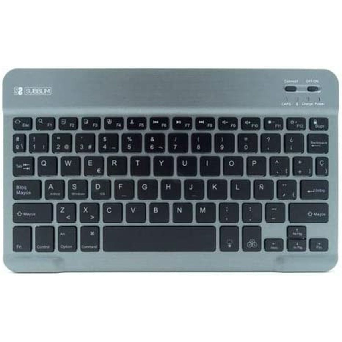 Clavier Bluetooth avec Support pour Tablette Subblim SUB-KBT-SMBL31 Espagnol Qwerty Multicouleur Espagnol