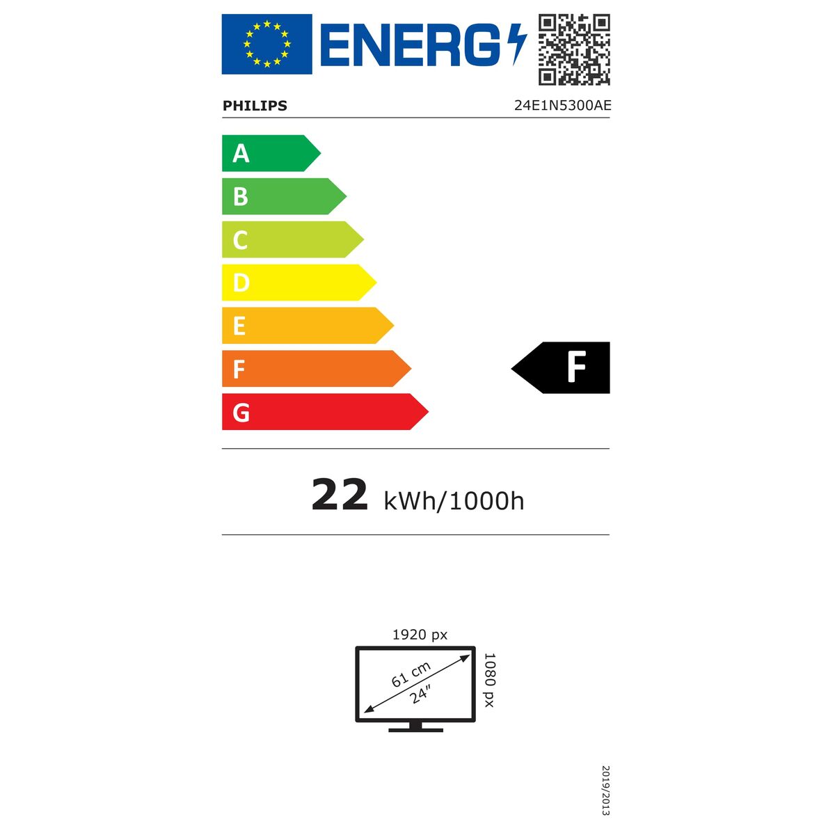 Écran Philips 24E1N5300AE/00 23,8" Full HD 75 Hz