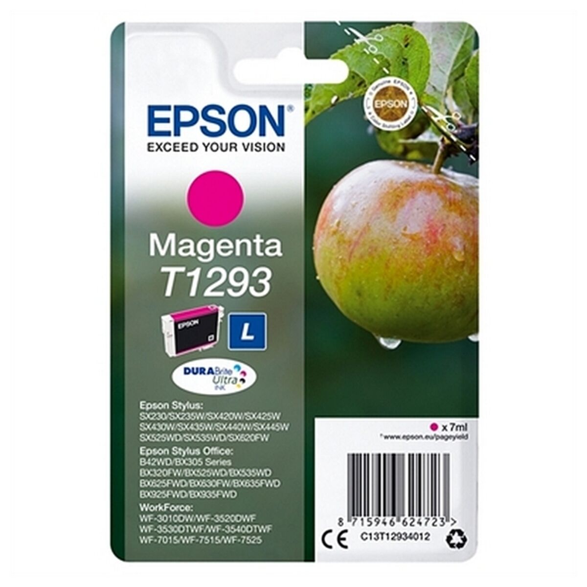 Cartouche d'encre originale Epson T1293 Magenta
