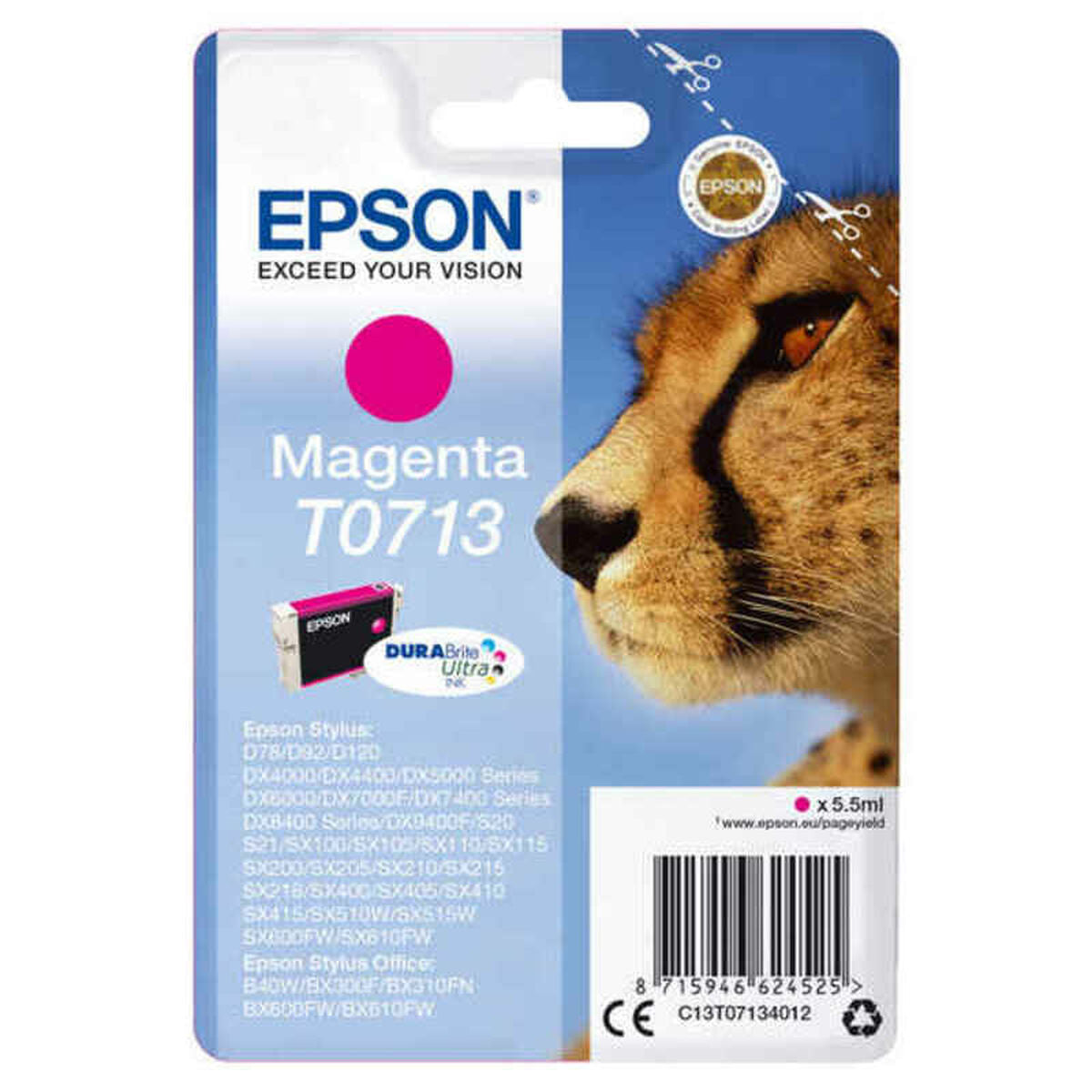 Cartouche d'encre originale Epson T0713 Magenta