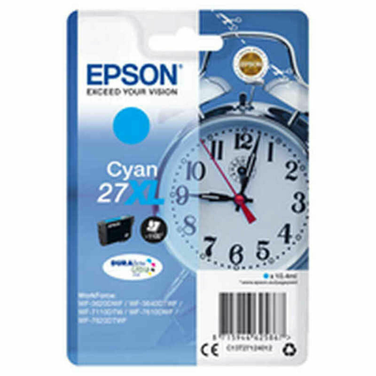 Cartouche d'encre originale Epson C13T27124012 Cyan Bleu
