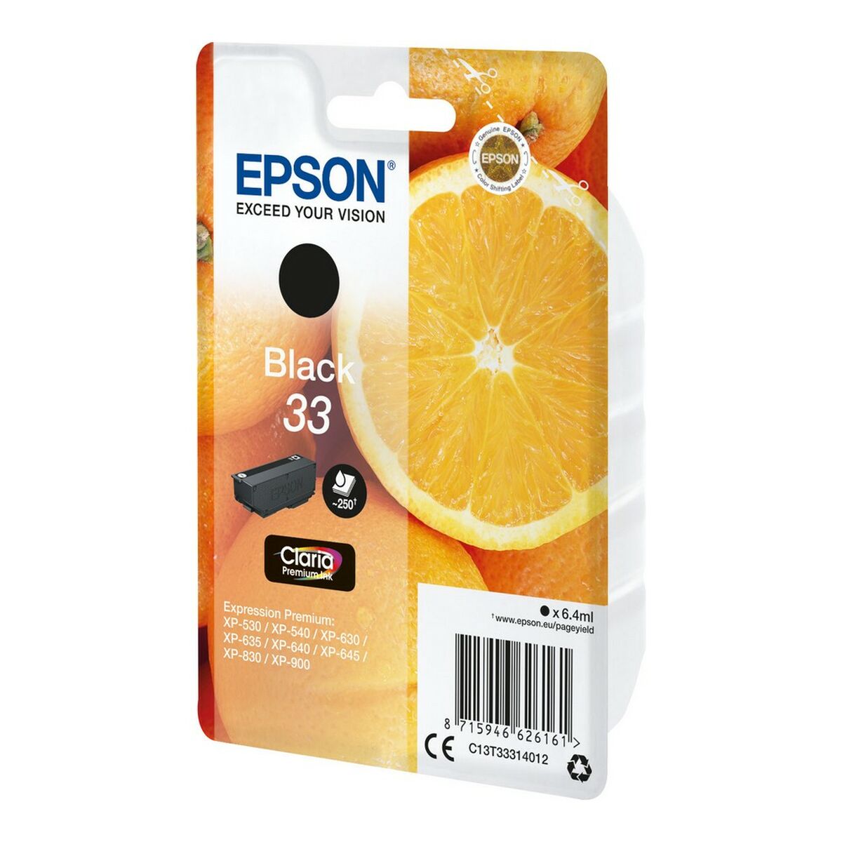 Cartouche d'encre originale Epson C13T33314012 Noir - 0
