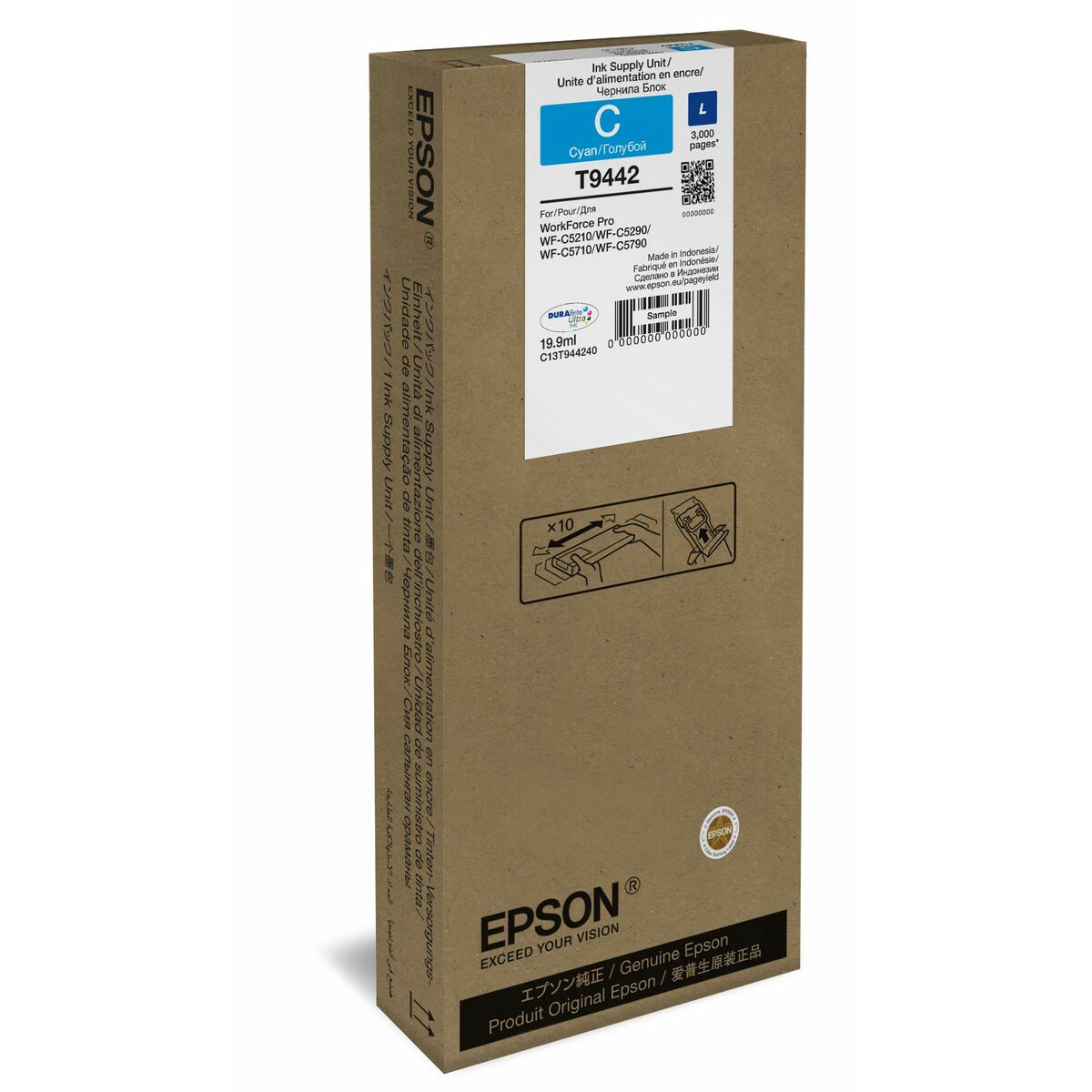 Cartouche d'Encre Compatible Epson C13T944240 35,7 ml 3000 pp. Noir Cyan - 0