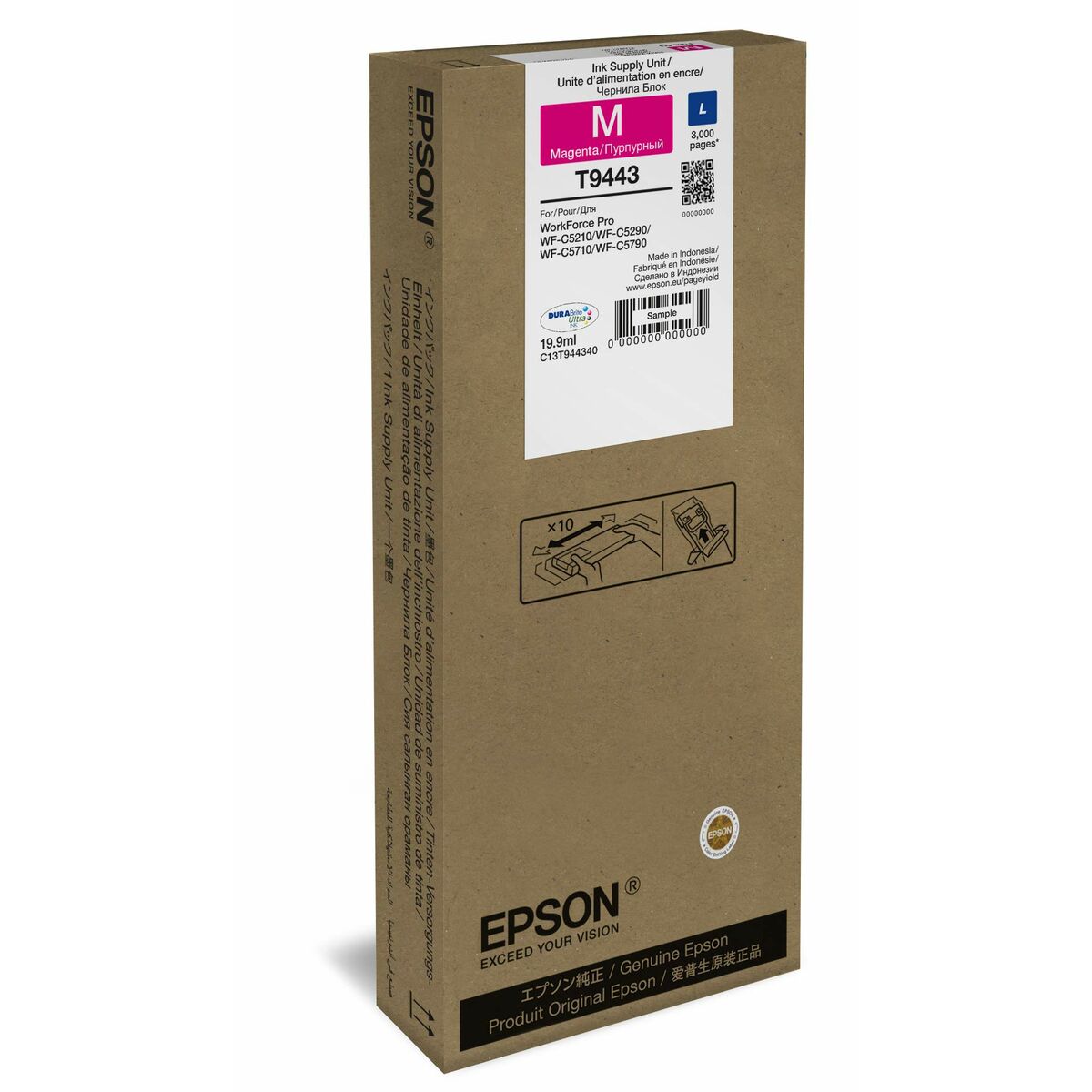 Cartouche d'Encre Compatible Epson C13T944340 35,7 ml 3000 pp. Magenta