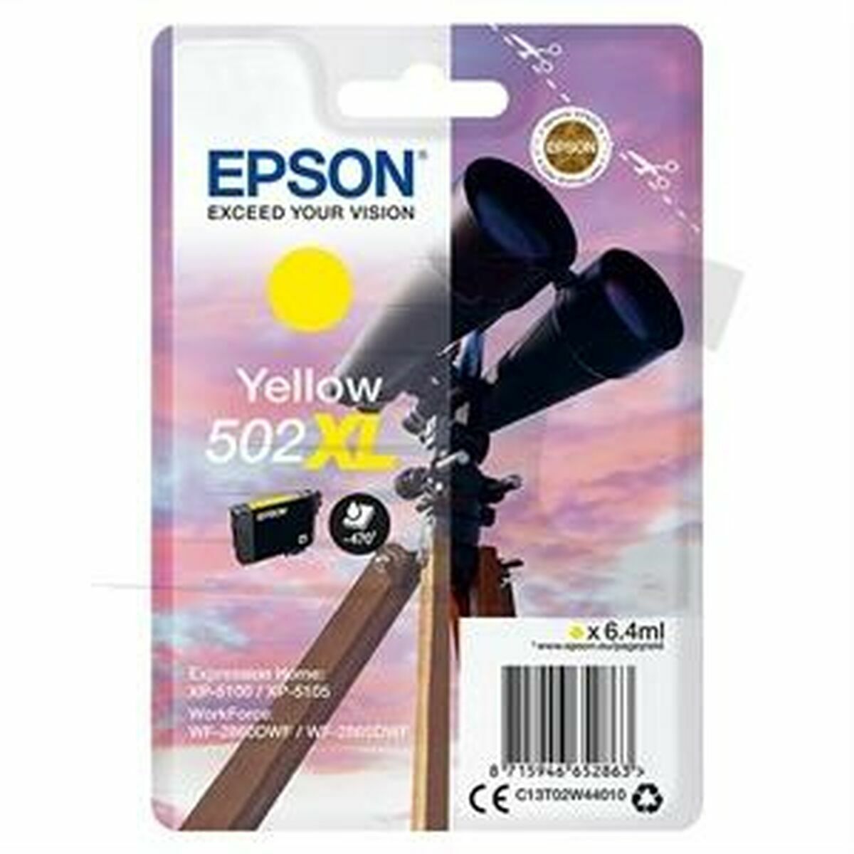 Cartouche d'encre originale Epson Singlepack Yellow 502XL Ink