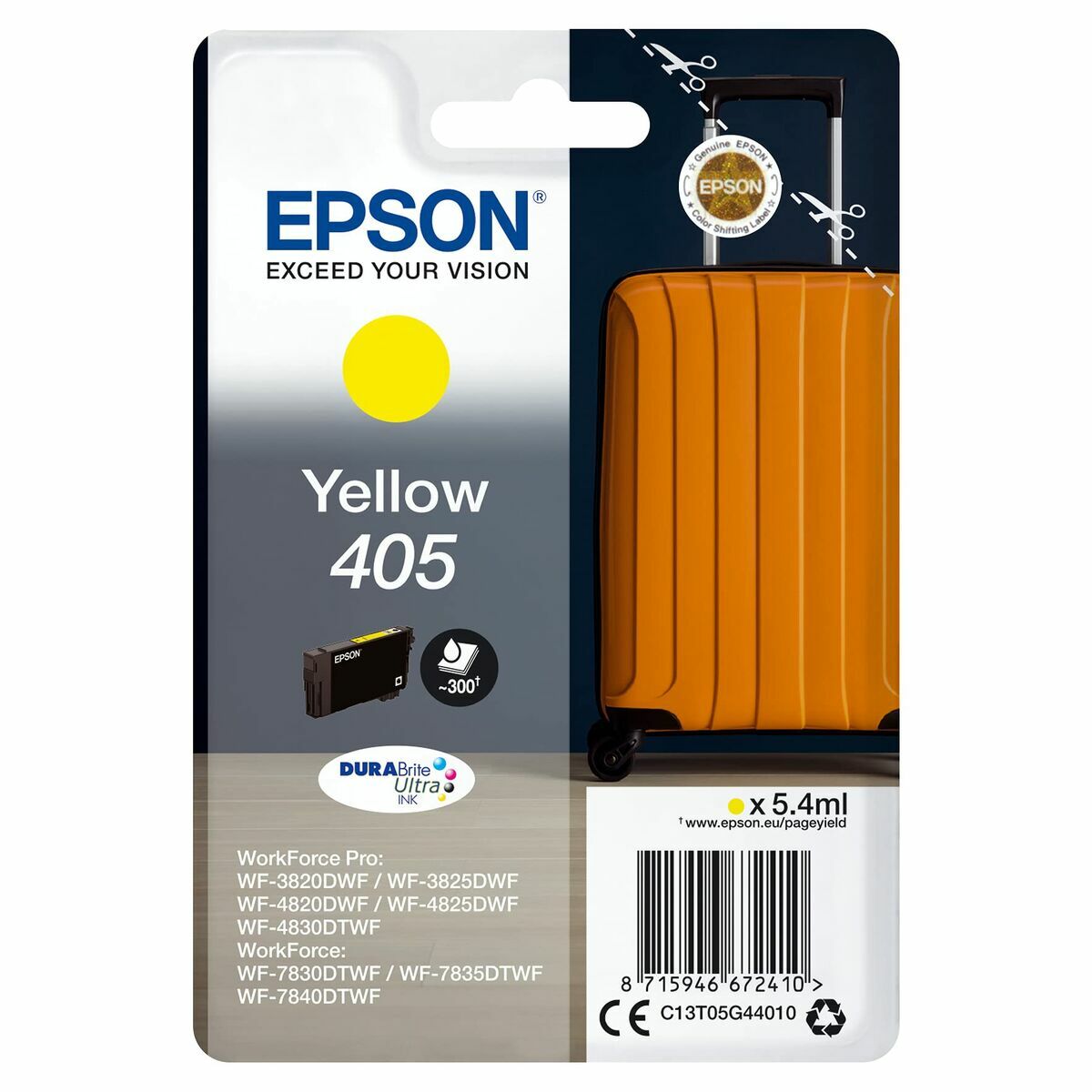 Cartouche d'encre originale Epson C13T05G44010 Jaune