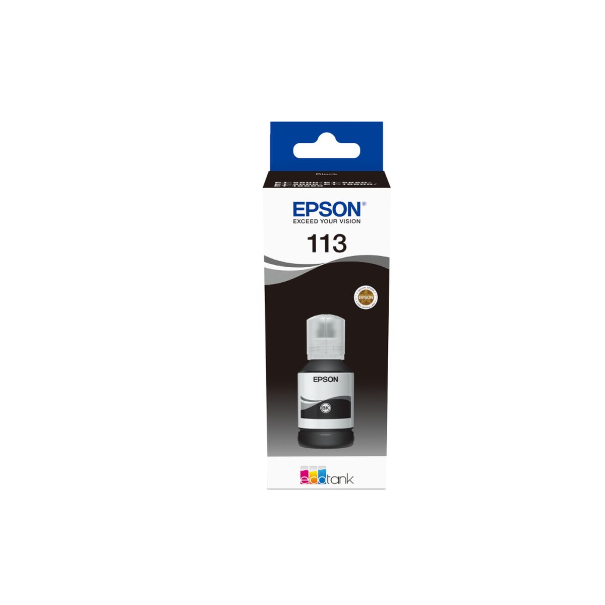 Cartouche d'encre originale Epson 113 EcoTank Pigment Black ink bottle Noir 140 ml