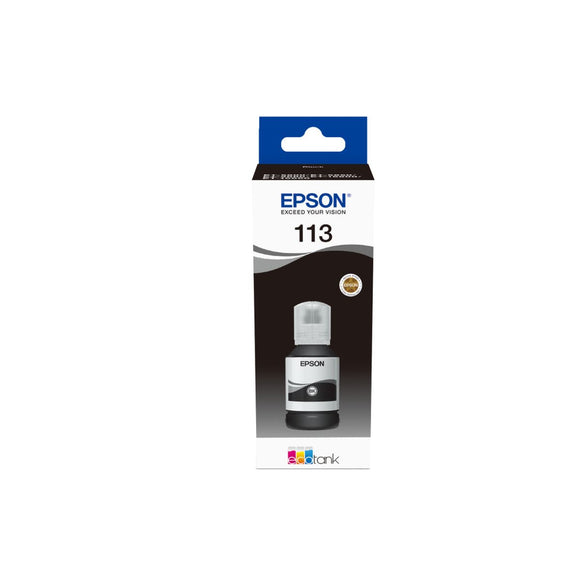 Cartouche d'encre originale Epson 113 EcoTank Pigment Black ink bottle Noir 140 ml