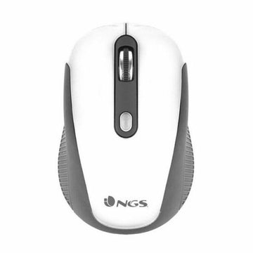 Souris Optique Sans Fil NGS Haze 800/1600 dpi Blanc Noir/Blanc - 0