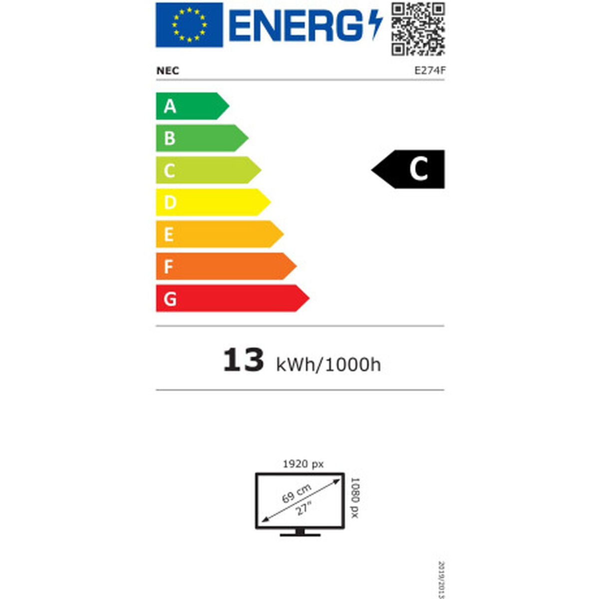 Écran NEC E274F Full HD 27" 60 Hz