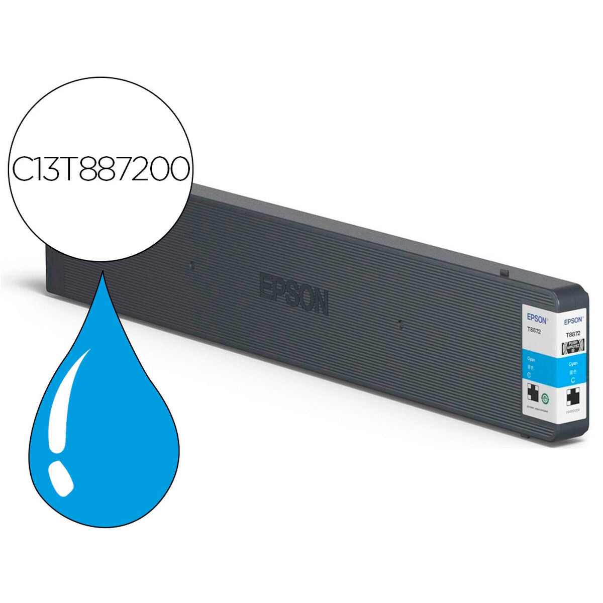 Cartouche d'encre originale Epson T8872 Cyan