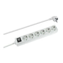 Multiprise 6 Prises avec Interrupteur NIMO Blanc 1,5 m-1